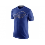 Men's Buffalo Bills Nike Royal Championship Drive Gold Collection Performance T-Shirt