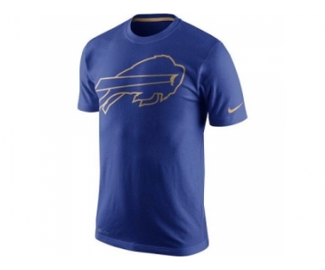 Men's Buffalo Bills Nike Royal Championship Drive Gold Collection Performance T-Shirt