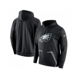 Men Philadelphia Eagles Nike Black Champ Drive Vapor Speed Pullover Hoodie