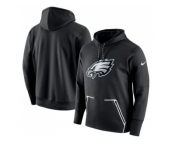 Men Philadelphia Eagles Nike Black Champ Drive Vapor Speed Pullover Hoodie