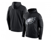 Men Philadelphia Eagles Nike Black Circuit Logo Essential Performance Pullover Hoodie