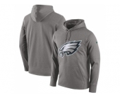 Men Philadelphia Eagles Nike Heathered Gray Performance Circuit Logo Essential Hoodie