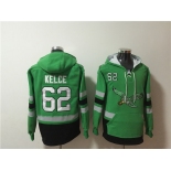 Mens Philadelphia Eagles #62 Jason Kelce Green Ageless Must-Have Lace-Up Pullover Hoodie