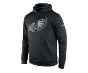 Men's Philadelphia Eagles Nike Black Practice Performance Pullover Hoodie