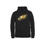 Men''s Philadelphia Eagles Pro Line Black Gold Collection Pullover Hoodie