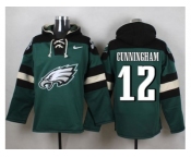 Nike Philadelphia Eagles #12 Randall Cunningham Green Player Pullover Hoodie