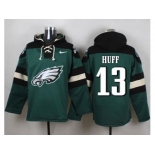 Nike Philadelphia Eagles #13 Josh Huff Midnight Green Player Pullover Hoodie