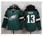 Nike Philadelphia Eagles #13 Josh Huff Midnight Green Player Pullover Hoodie