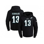 Nike Philadelphia Eagles #13 Nelson Agholor Black Name & Number Pullover NFL Hoodie