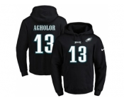 Nike Philadelphia Eagles #13 Nelson Agholor Black Name & Number Pullover NFL Hoodie