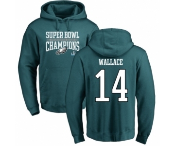 Nike Philadelphia Eagles #14 Mike Wallace Green Super Bowl LII Champions Pullover Hoodie