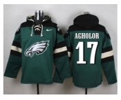 Nike Philadelphia Eagles #17 Nelson Agholor Green Player Pullover Hoodie