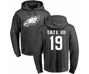 Nike Philadelphia Eagles #19 Golden Tate III Ash One Color Pullover Hoodie