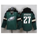 Nike Philadelphia Eagles #27 Malcolm Jenkins Green Player Pullover Hoodie