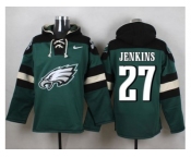 Nike Philadelphia Eagles #27 Malcolm Jenkins Green Player Pullover Hoodie