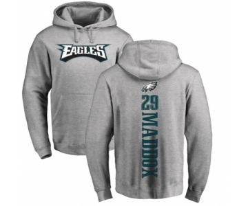 Nike Philadelphia Eagles #29 Avonte Maddox Ash Backer Pullover Hoodie