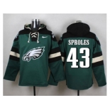 Nike Philadelphia Eagles #43 Darren Sproles Green Player Pullover Hoodie