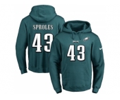 Nike Philadelphia Eagles #43 Darren Sproles Midnight Green Name & Number Pullover NFL Hoodie