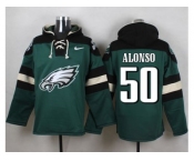 Nike Philadelphia Eagles #50 Kiko Alonso Green Player Pullover Hoodie