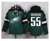 Nike Philadelphia Eagles #55 Brandon Graham Green Player Pullover Hoodie