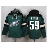 Nike Philadelphia Eagles #59 DeMeco Ryans Green Player Pullover Hoodie