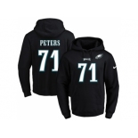 Nike Philadelphia Eagles #71 Jason Peters Black Name & Number Pullover NFL Hoodie