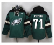 Nike Philadelphia Eagles #71 Jason Peters Green Player Pullover Hoodie