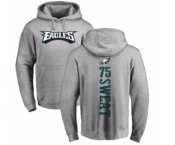 Nike Philadelphia Eagles #75 Josh Sweat Ash Backer Pullover Hoodie