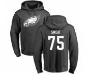 Nike Philadelphia Eagles #75 Josh Sweat Ash One Color Pullover Hoodie