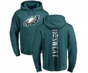 Nike Philadelphia Eagles #75 Josh Sweat Green Backer Pullover Hoodie