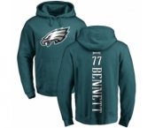 Nike Philadelphia Eagles #77 Michael Bennett Green Backer Pullover Hoodie