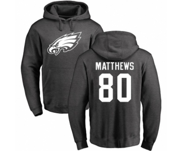 Nike Philadelphia Eagles #80 Jordan Matthews Ash One Color Pullover Hoodie