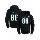 Nike Philadelphia Eagles #86 Zach Ertz Black Name & Number Pullover NFL Hoodie