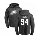 Nike Philadelphia Eagles #94 Haloti Ngata Ash One Color Pullover Hoodie