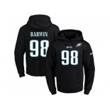 Nike Philadelphia Eagles #98 Connor Barwin Black Name & Number Pullover NFL Hoodie