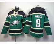 nike nfl jerseys philadelphia eagles #9 foles black-green[pullover hooded sweatshirt]