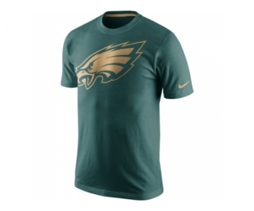 Men's Philadelphia Eagles Nike Midnight Green Championship Drive Gold Collection Performance T-Shirt