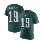 Nike Philadelphia Eagles #19 Golden Tate III Green Rush Pride Name & Number T-Shirt