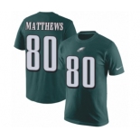 Nike Philadelphia Eagles #80 Jordan Matthews Green Rush Pride Name & Number T-Shirt