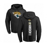 Football Jacksonville Jaguars #15 Gardner Minshew II Black Backer Pullover Hoodie