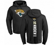 Football Jacksonville Jaguars #15 Gardner Minshew II Black Backer Pullover Hoodie