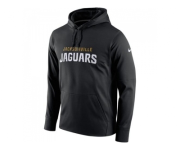 Men Jacksonville Jaguars Nike Black Circuit Wordmark Essential Performance Pullover Hoodie