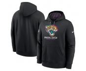 Men's Jacksonville Jaguars Black 2024 Crucial Catch Club Pullover Hoodie