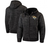 Men's Jacksonville Jaguars G-III Sports by Carl Banks Heathered Black Discovery Sherpa Full-Zip Jacket