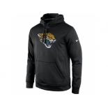 Men's Jacksonville Jaguars Nike Black Practice Performance Pullover Hoodie