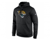 Men's Jacksonville Jaguars Nike Black Practice Performance Pullover Hoodie