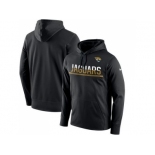 Men's Jacksonville Jaguars Nike Black Sideline Circuit Pullover Performance Hoodie