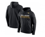 Men's Jacksonville Jaguars Nike Black Sideline Circuit Pullover Performance Hoodie