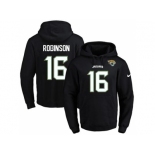 Nike Jacksonville Jaguars #16 Denard Robinson Black Name & Number Pullover NFL Hoodie