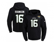 Nike Jacksonville Jaguars #16 Denard Robinson Black Name & Number Pullover NFL Hoodie